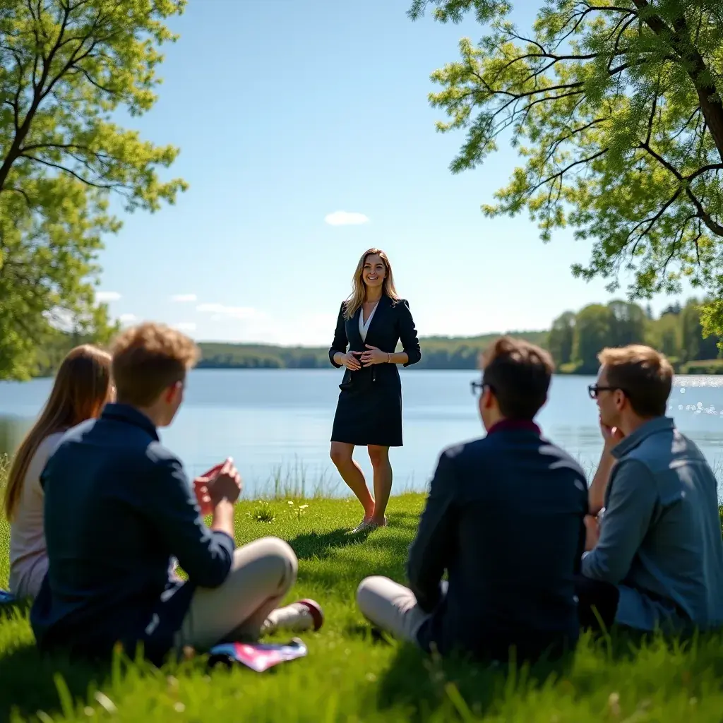 Creative team at work